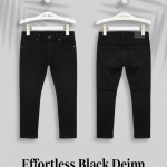 black denim trouser