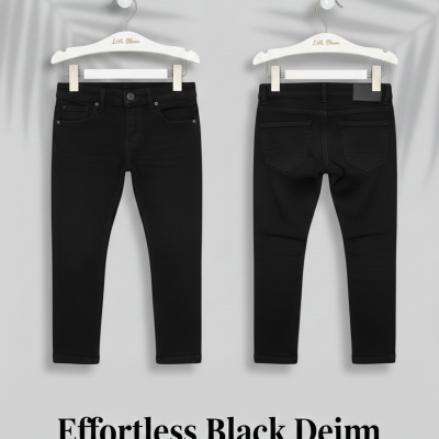 black denim trouser