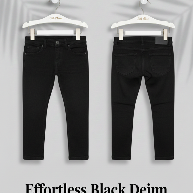 black denim trouser