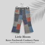 patchwork corduoy trouser