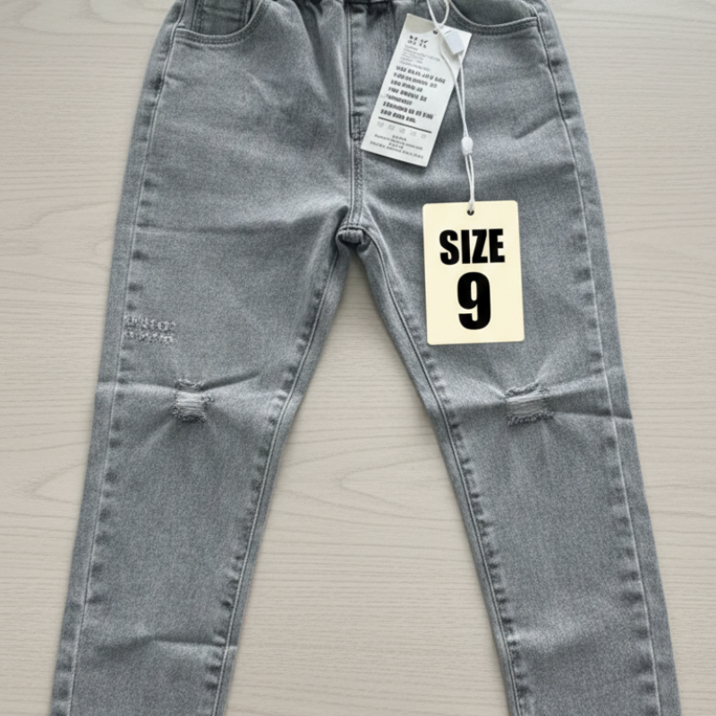 distressed denim jean size 9