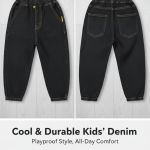 cool black denim 8-10 years