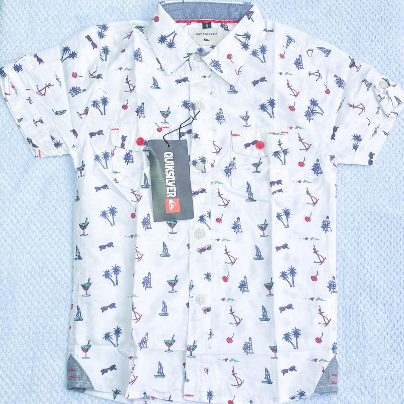 Levi's Boys Classic 1 Pocket Short Sleeve Button Up Shirt Button Down Shirt