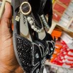 Black Princess High Heels for Girls