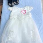 White Baby Girl Party Ball Dress