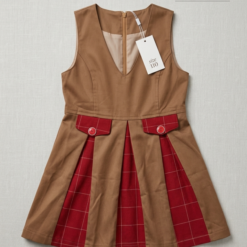 Girl sleeveless gown 4-5 yrs