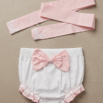 Fancy pant and bow 6-9 months