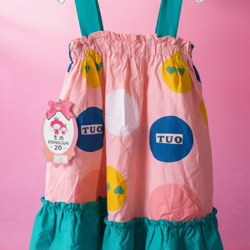 sleeveless colorful gown