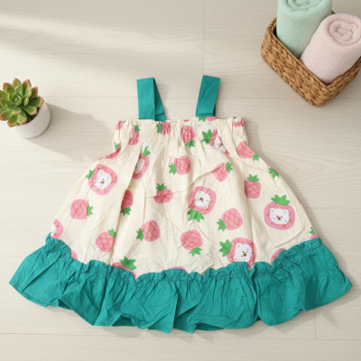 pineapple print dress