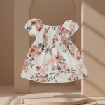 half smoked floral top