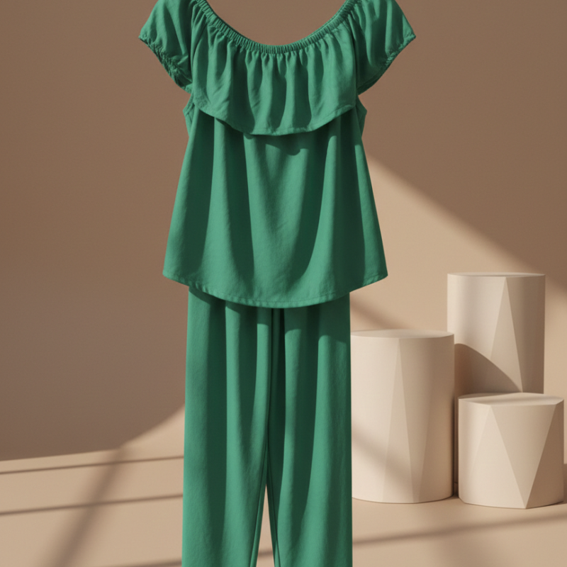 off shoulder jumpsuit