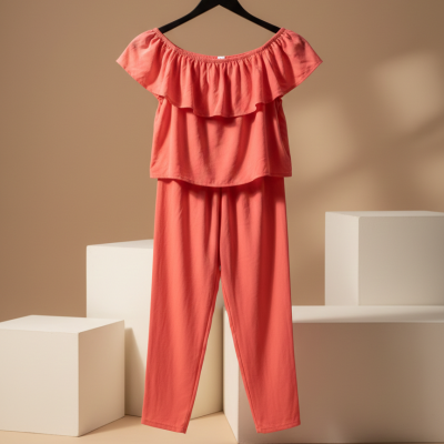 off shoulder jumpsuit