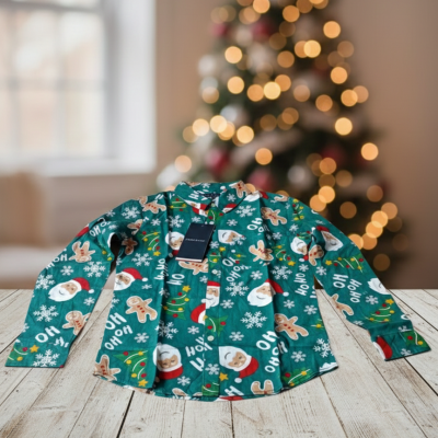 Christmas theme long sleeve shirt 017