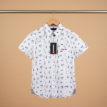 Quiksilver short-sleeve button down shirt .004