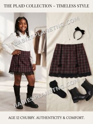 Checkered  skirt