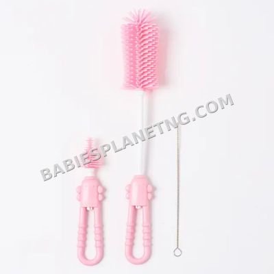 Solicone Baby Bottlle Brush Set