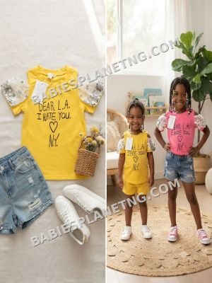 Kids' Short Sleeve Casual Top