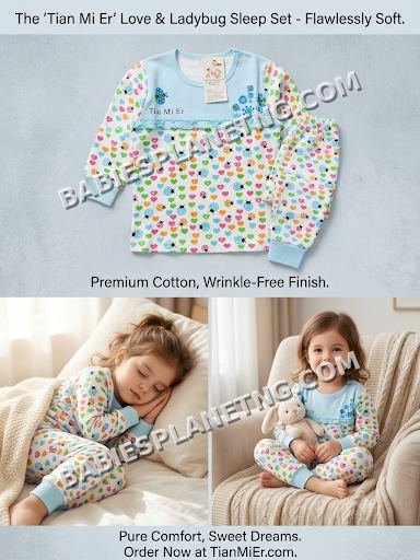 Floral Pattern Sleep Set for Girls