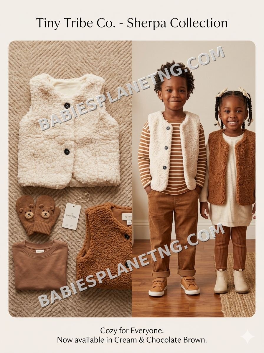 Sherpa Lined Kids Vest