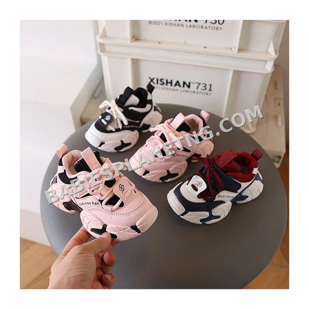 Baby Girl Sneakers with Laces