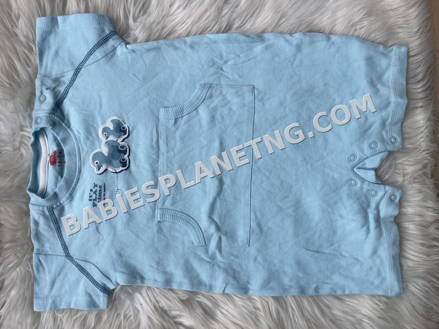 Baby Blue Duck Romper 18-24 Months