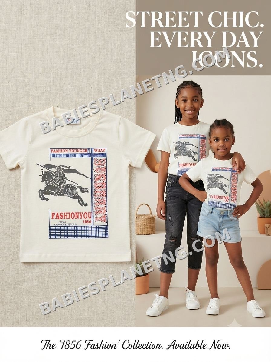 Kids Streetwear Graphic Top