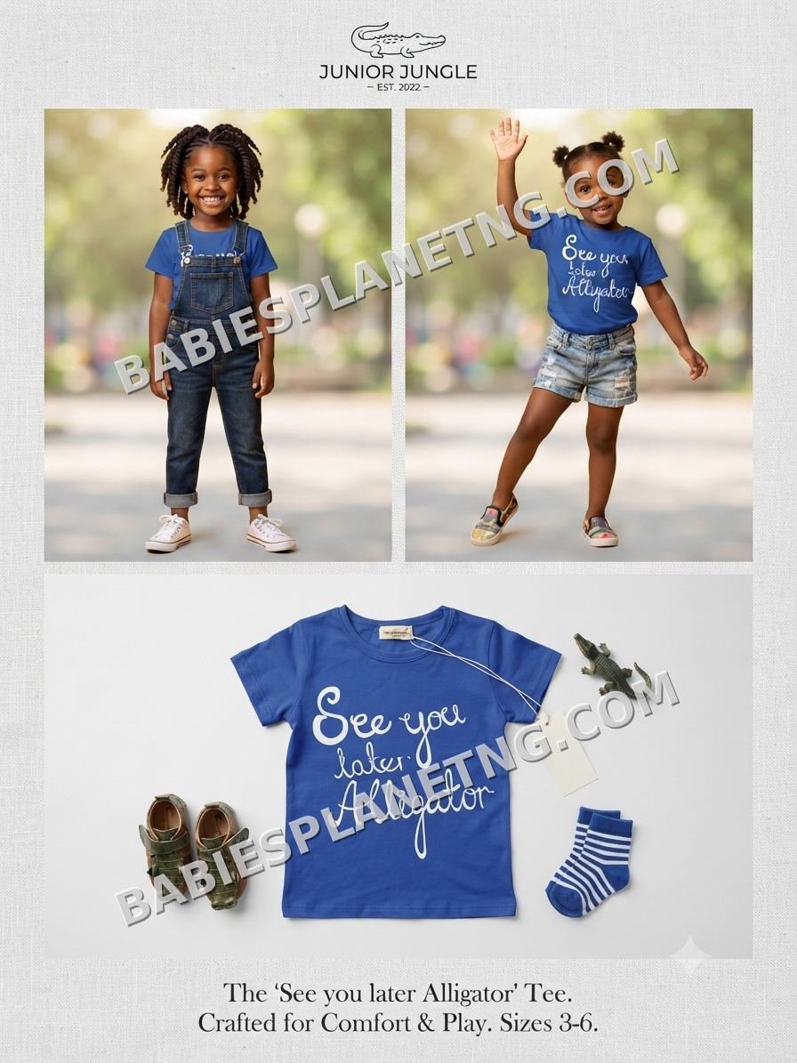 Junior Jungle See You Later Alligator Top