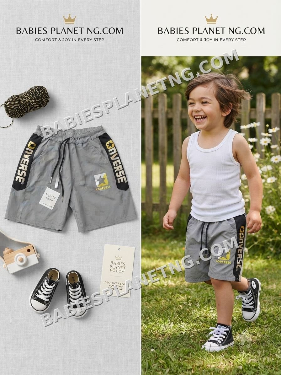 Boy  Shorts with Converse Logo