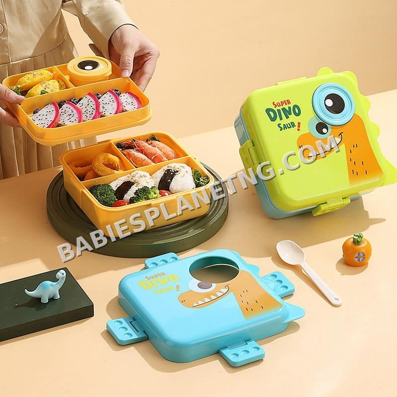 Super Dinosaur Bento Lunch Box Set