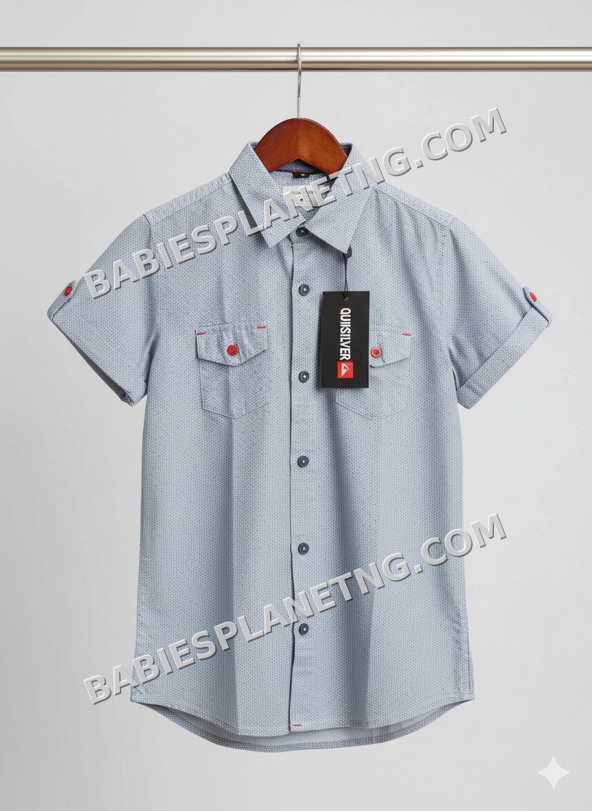 Micro dot print shirt