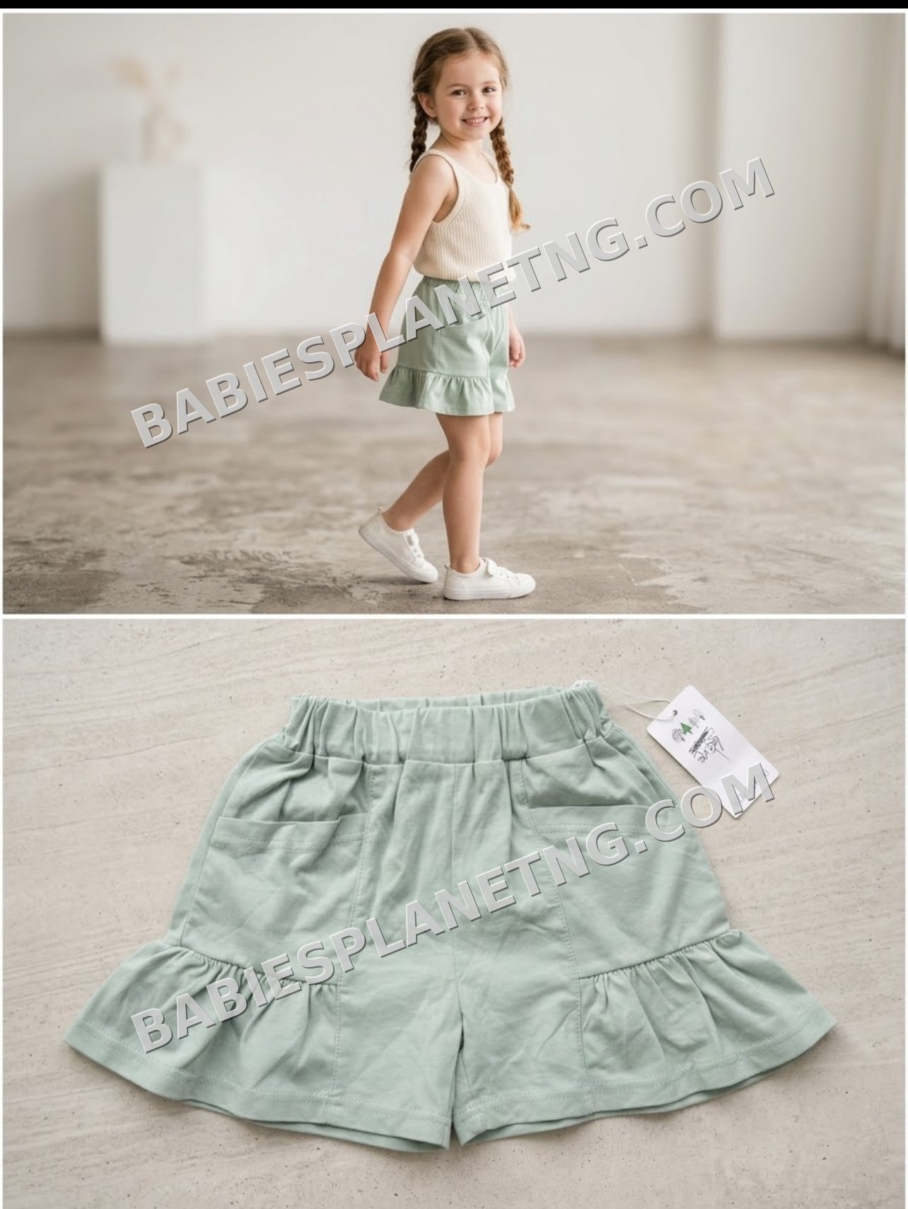 Girls' Casual Short Skirt