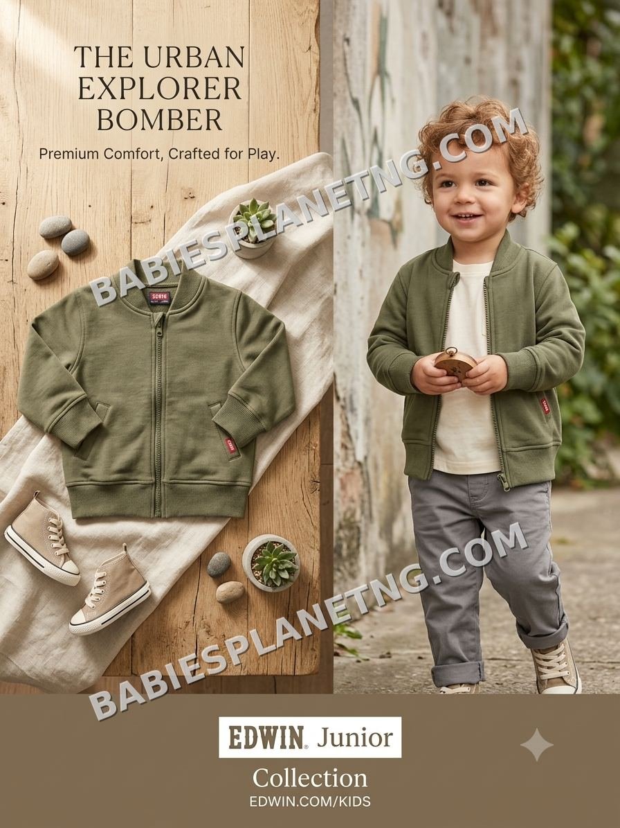 Toddler Green Bomber Jacket