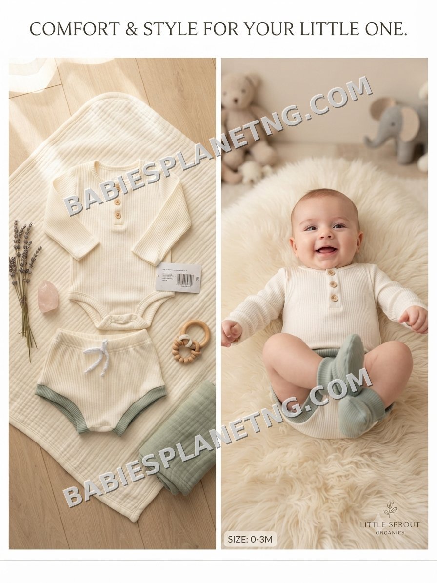 Infant Long Sleeve bodysuit  and Short Set