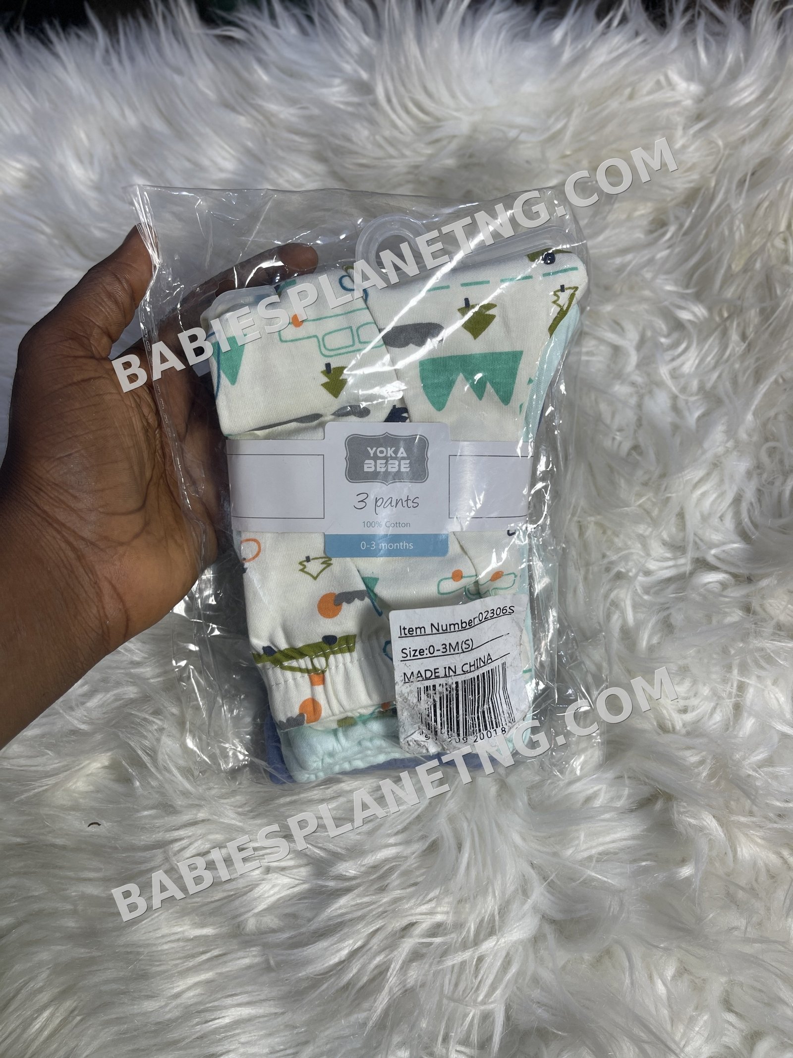 Baby Pants 3-Pack joggers