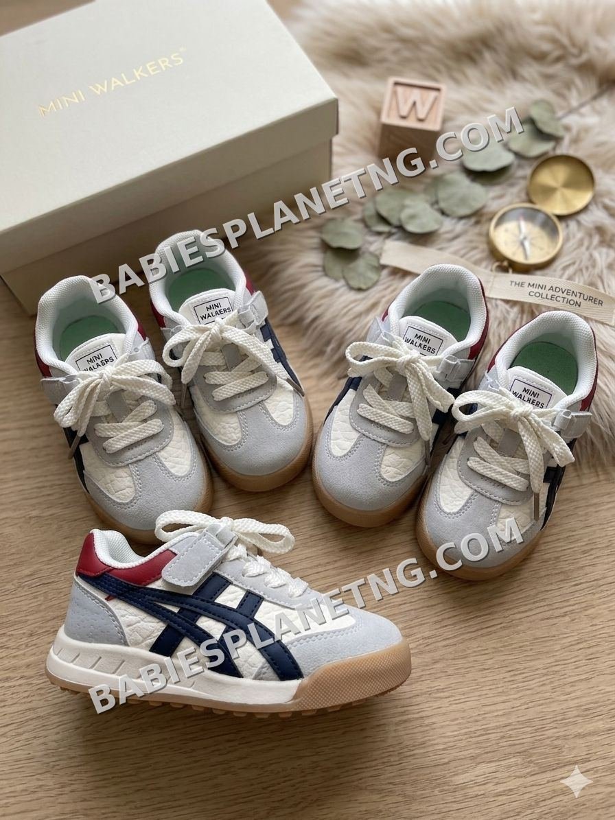 Toddler White Sports Sneakers