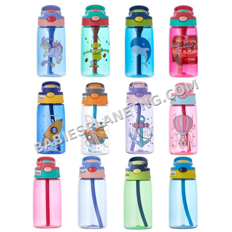 Kids Cartoon Character Water Bottles
