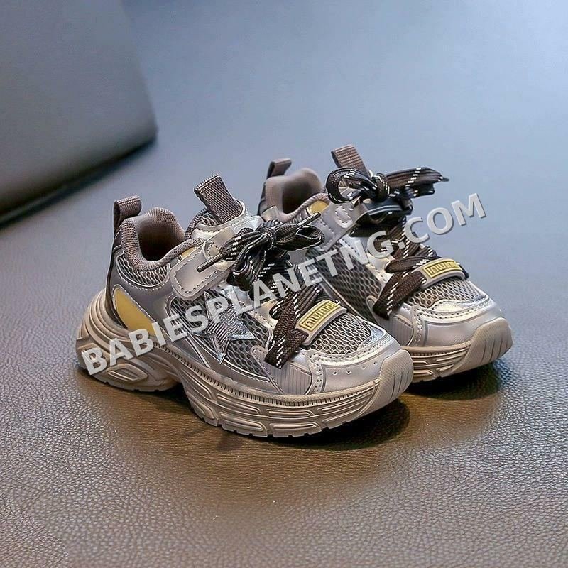 Silver Toddler Sneakers