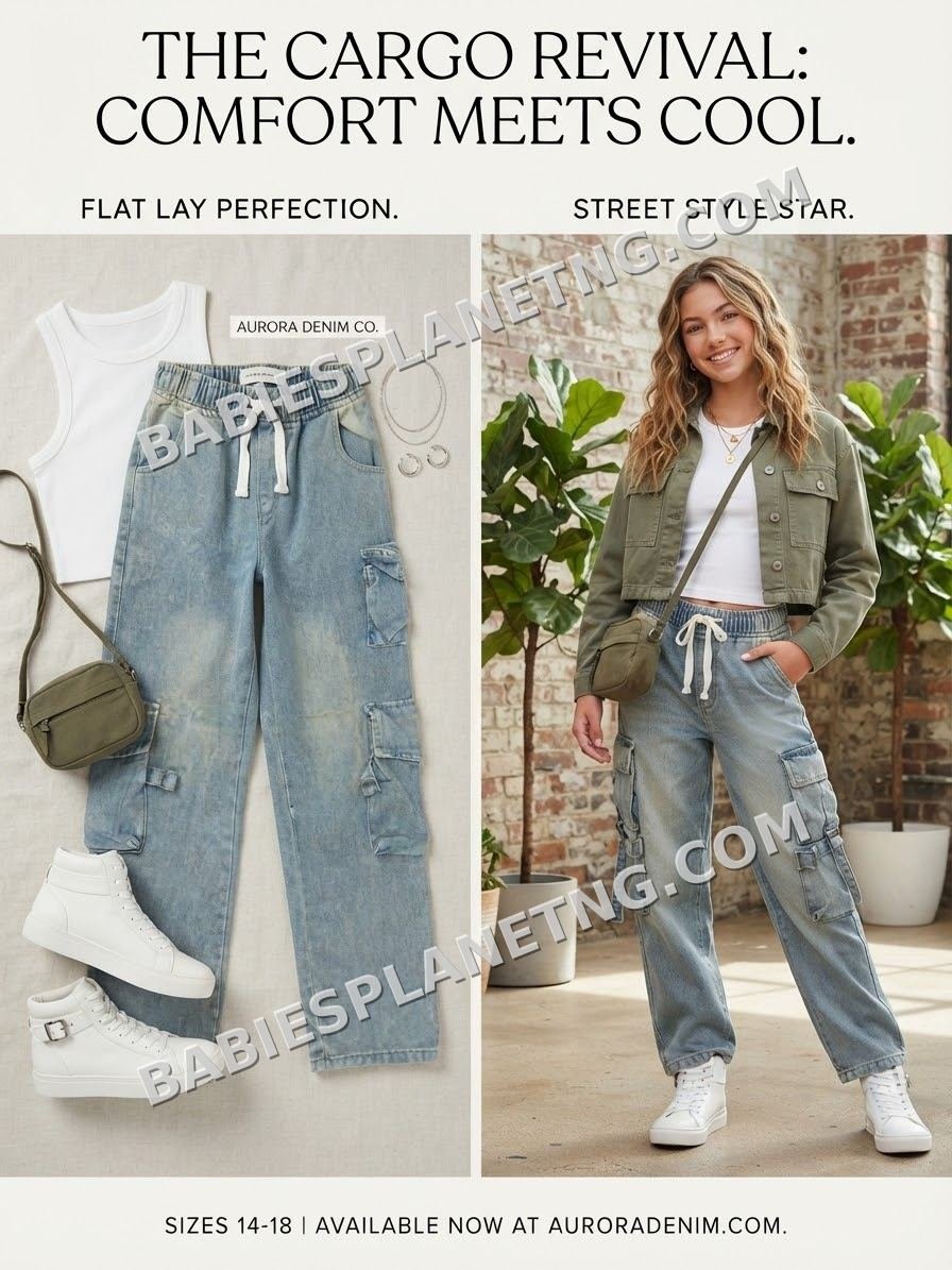 Cargo Style jeans  for 16 years
