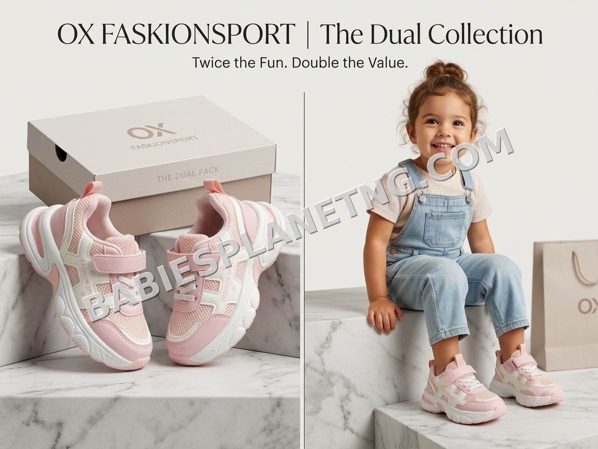 Toddler Girls' Pink Velcro Sports Sneakers