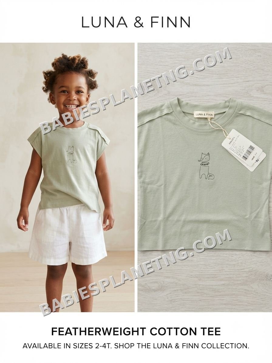 Childrens Casual Cotton Tee/top