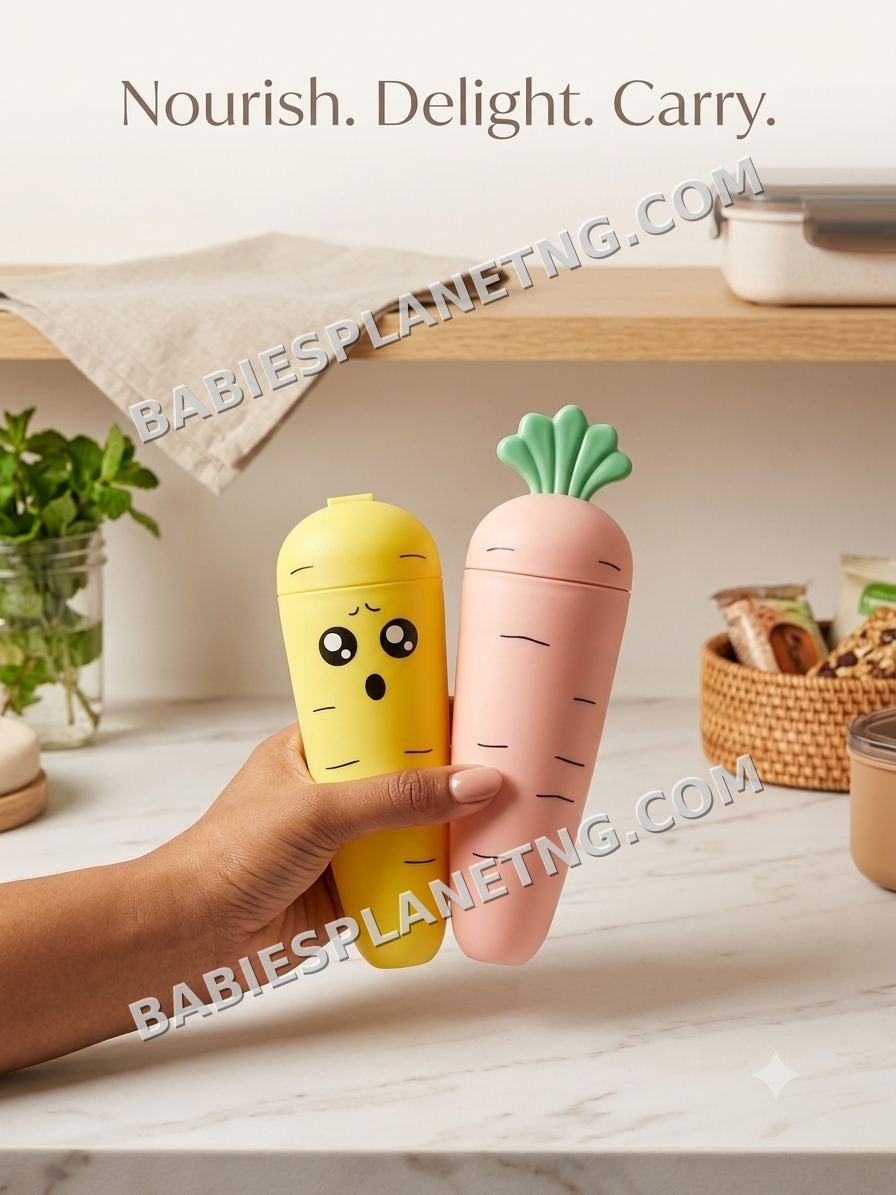 Carrot kid spoon set