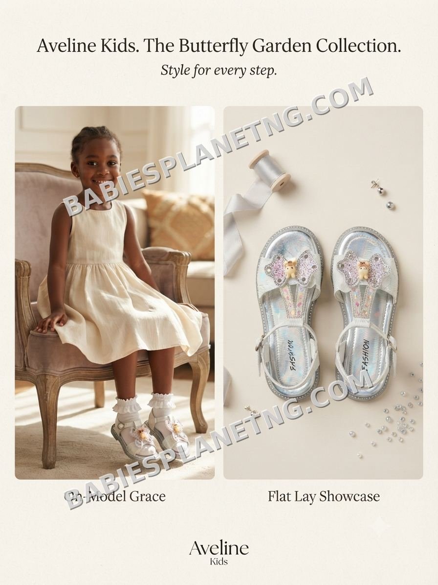 Girls Butterfly Sandals