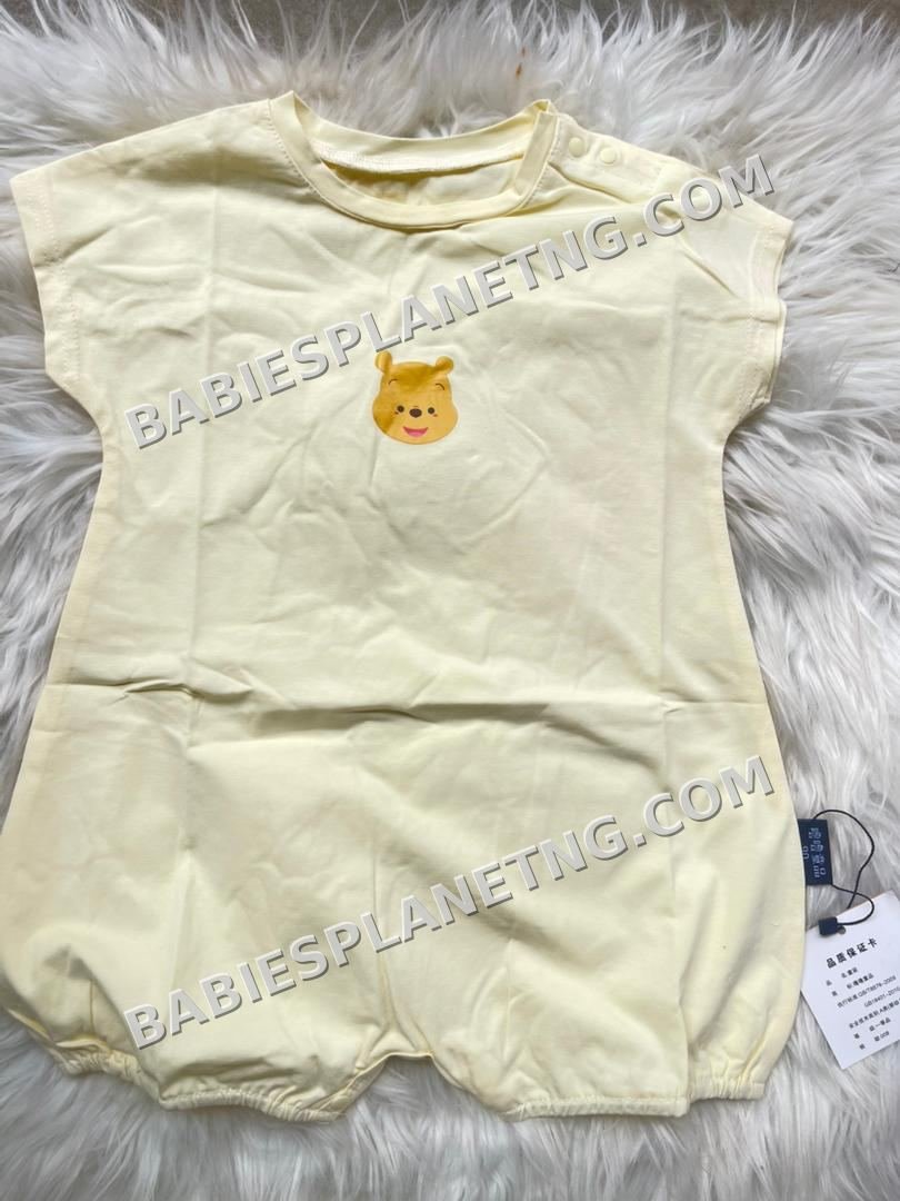 Bear Face Baby Romper