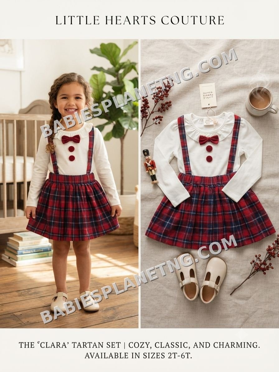 Tartan Skirt Dress for Kids