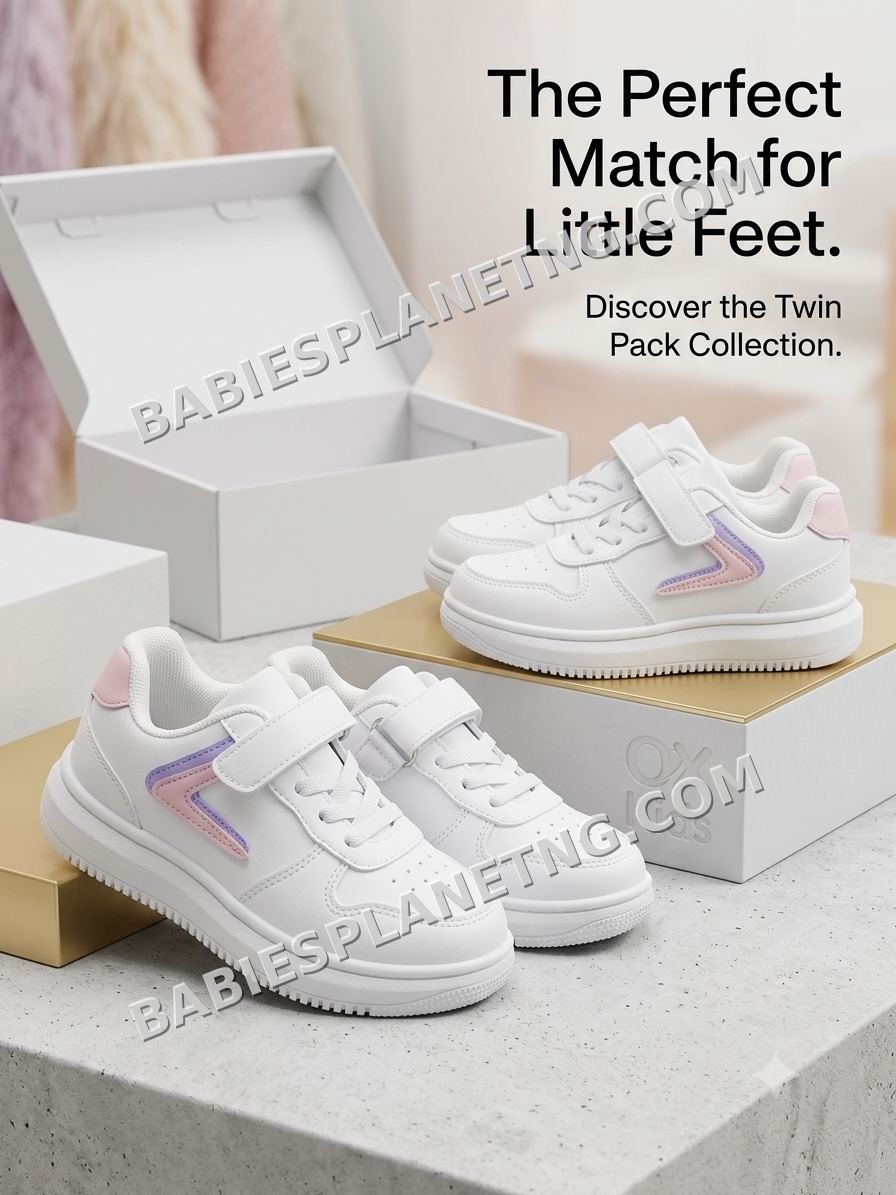 Kids' Velcro Strap Casual Sneakers