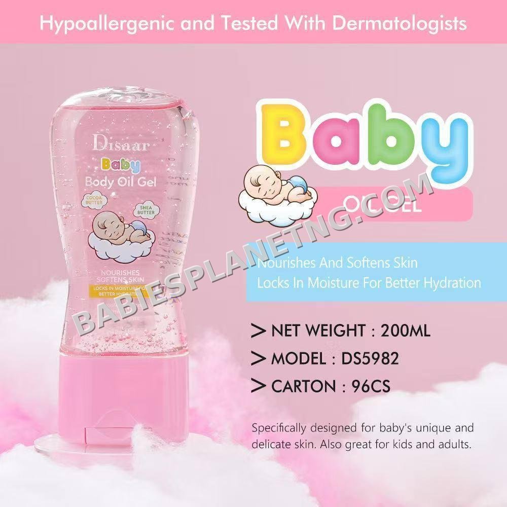 Baby oil gel
