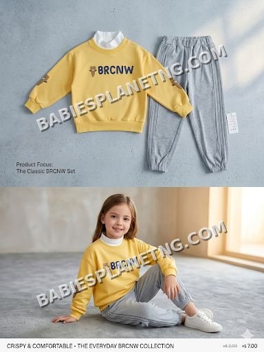Toddler BRCNW Graphic Sweatshirt and Pants Set/two piece