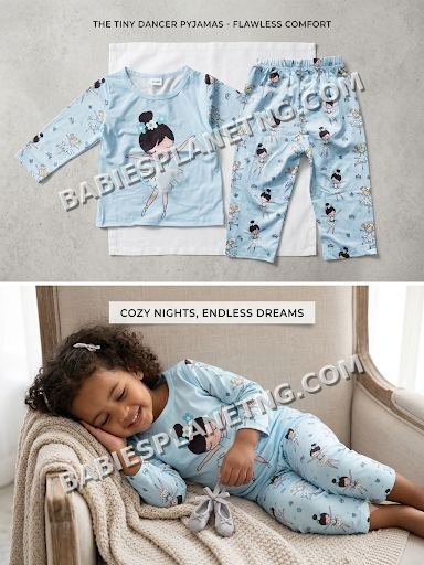 Ballerina Themed Kids Pyjama Set