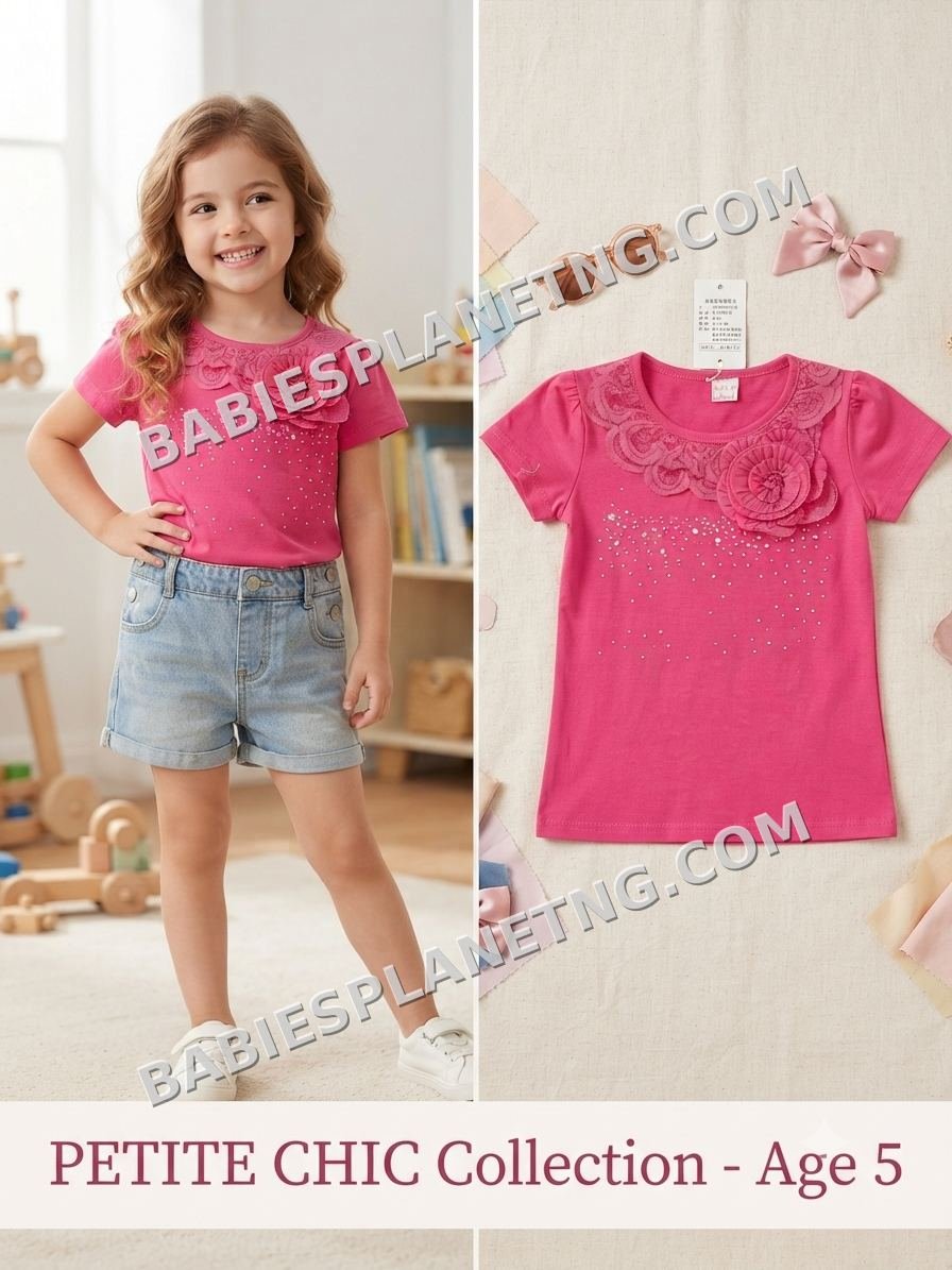 Toddler Girl's Embellished Top