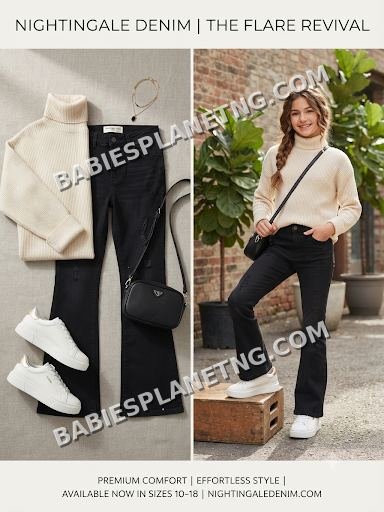 Women's Flare Leg Denim Jeans